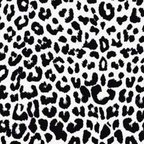 black and white cheetah fabric