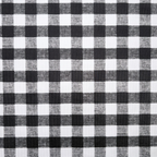 Black and white checkered fabric pattern