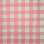 Pink and white checkered pattern